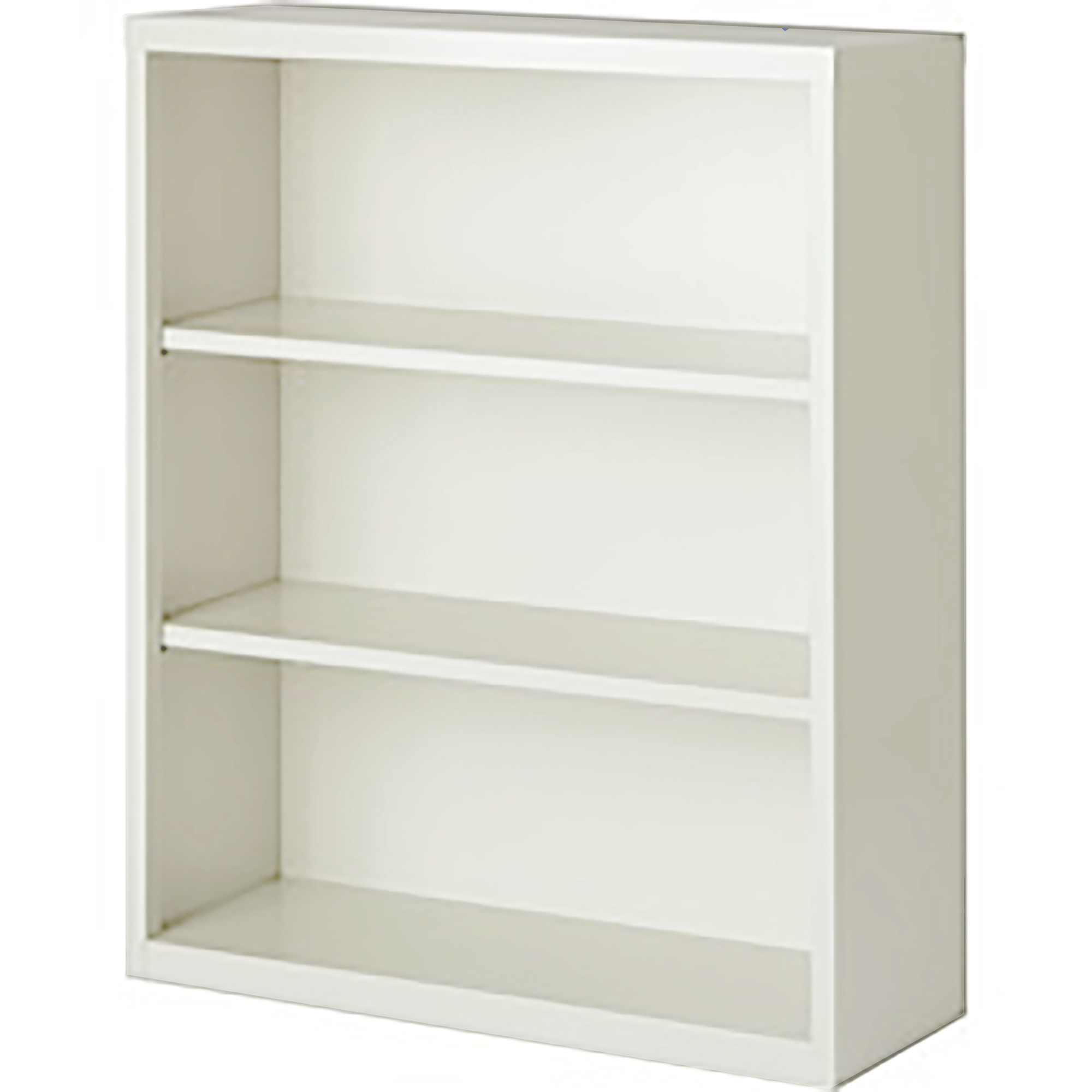 Steel Cabinets USA, 36in.x13in.x42in. Putty Bookcase Steel Fully Assembled, Height 42 in, Shelves (qty.) 3, Material Steel, Model# BCA-364213-P
